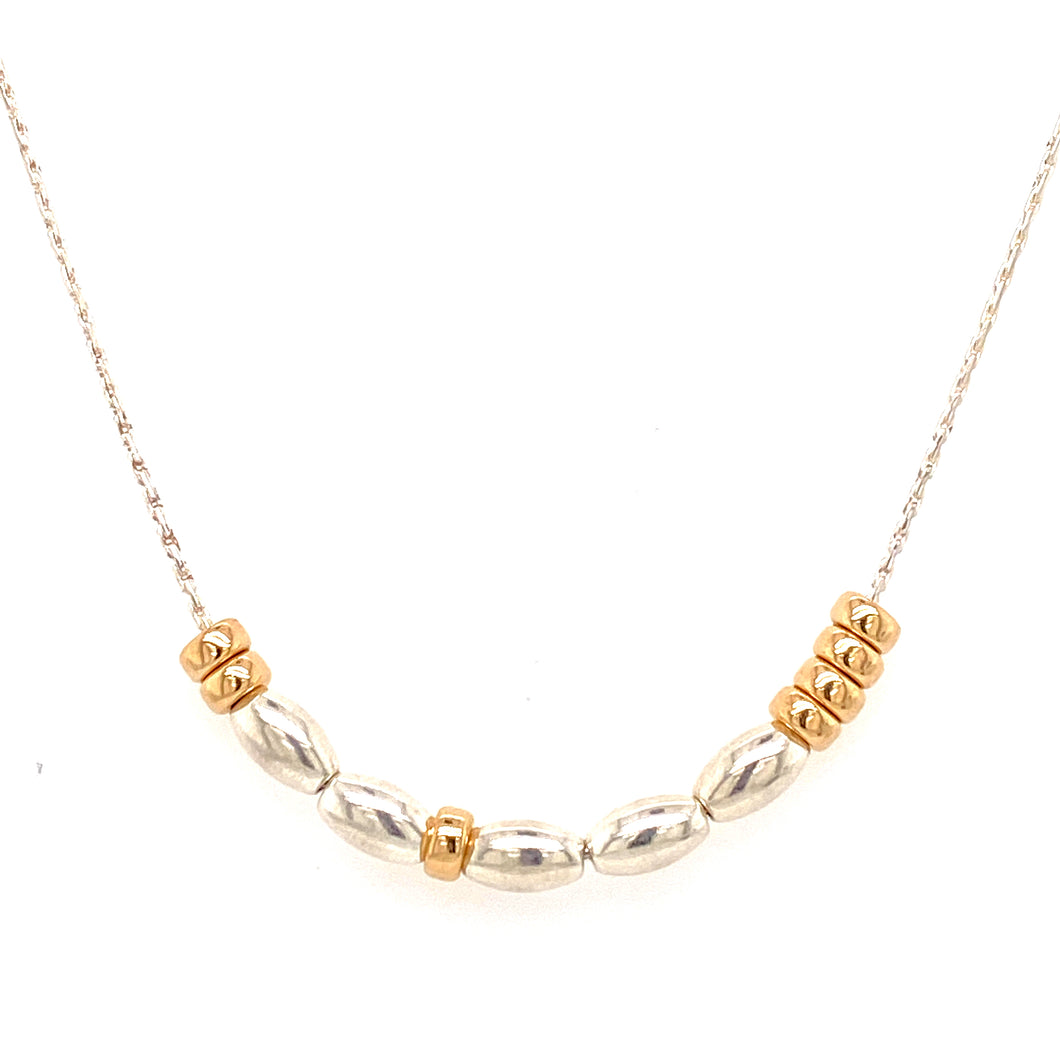 Build Your Own Morse Code Necklace - Sterling Silver/Gold