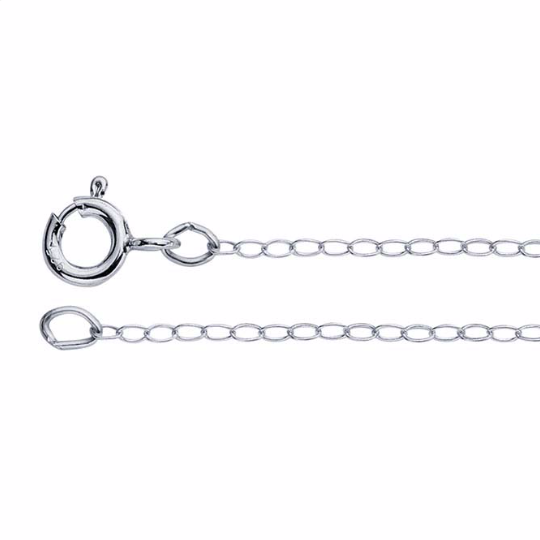 Necklace sterling discount silver chain