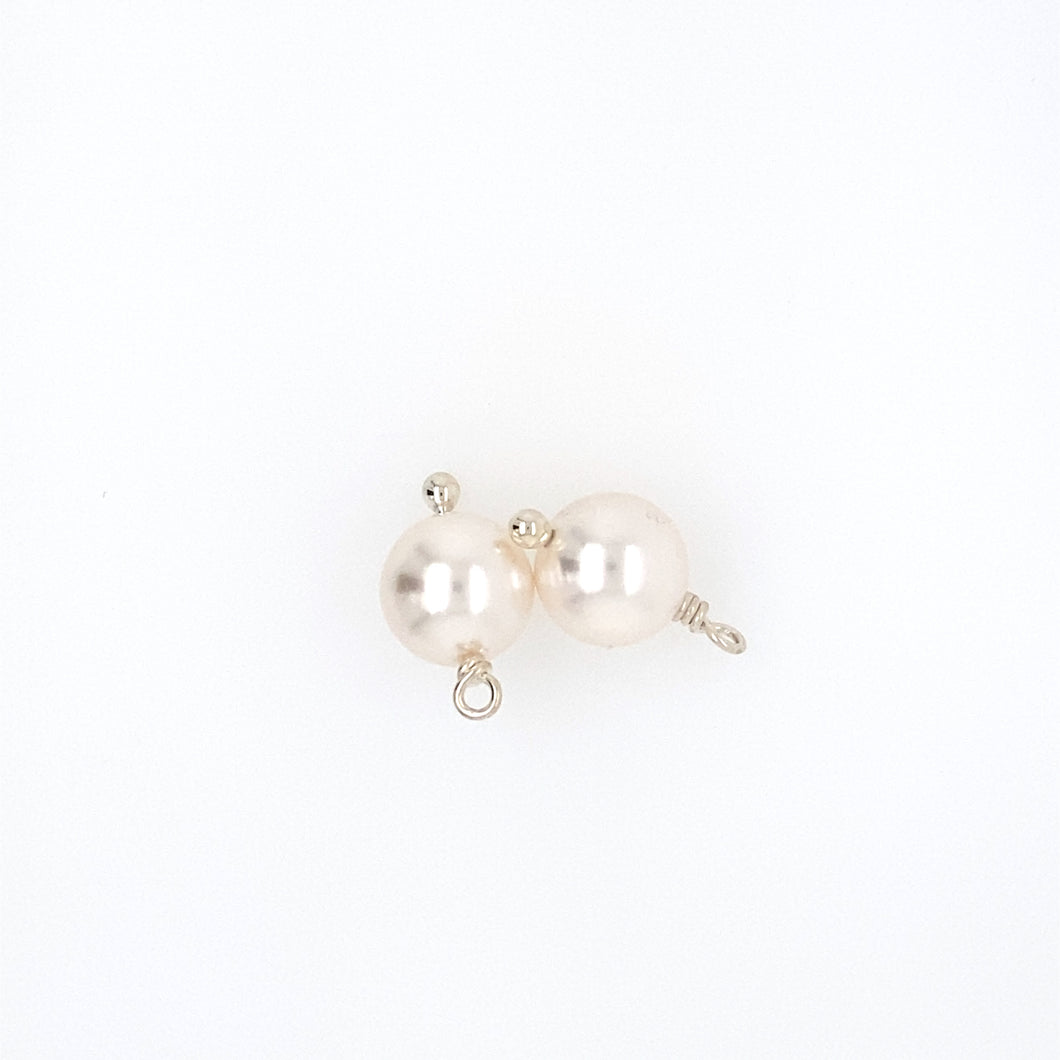 Simple Pearl Lever Back Components (10 Colours)
