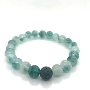 Green Jade Stretch Bracelet